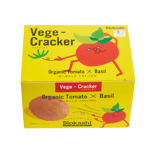 ベジクラッカー
オーガニックトマト
バジル商品